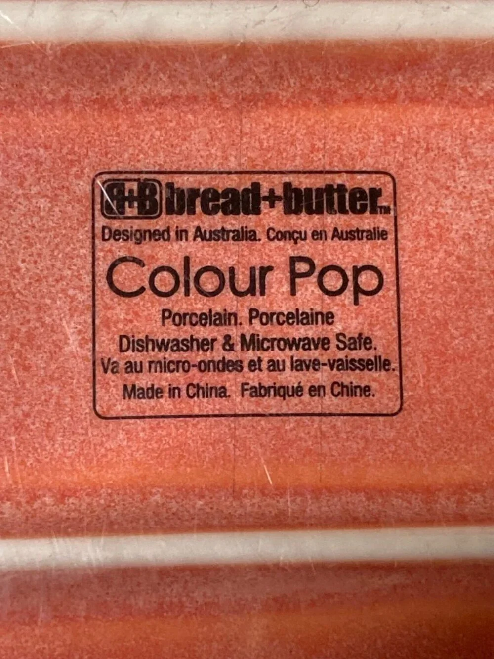 Bread + Butter “Colour Pop” Orange Porcelain Tapas Bowl Set New in Box